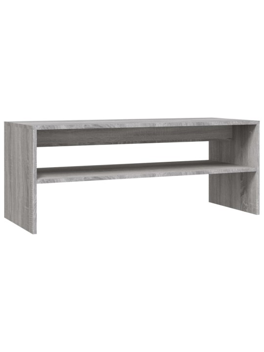 Konferenční stolek šedý sonoma 100x40x40 cm kompozitní dřevo