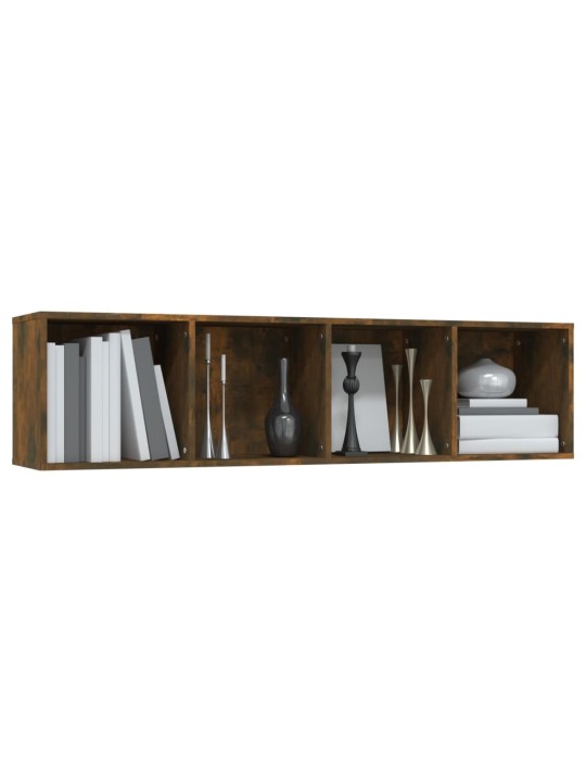 Knihovna / TV skříňka kouřový dub 143x30x36 cm kompozitní dřevo