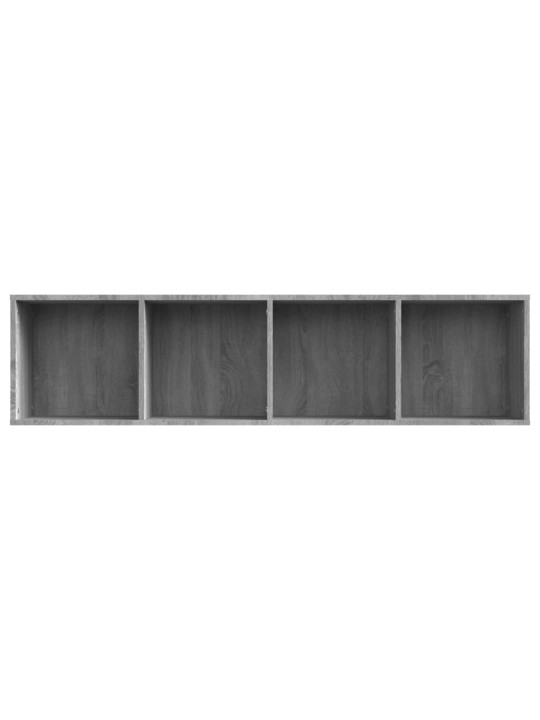 Knihovna / TV skříňka šedá sonoma 143x30x36 cm kompozitní dřevo