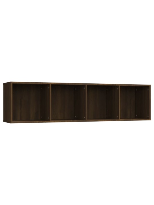 Knihovna / TV skříňka hnědý dub 143x30x36 cm kompozitní dřevo