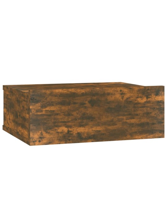 Plovoucí noční stolky 2 ks kouřový dub 40 x 30 x 15 cm kompozit