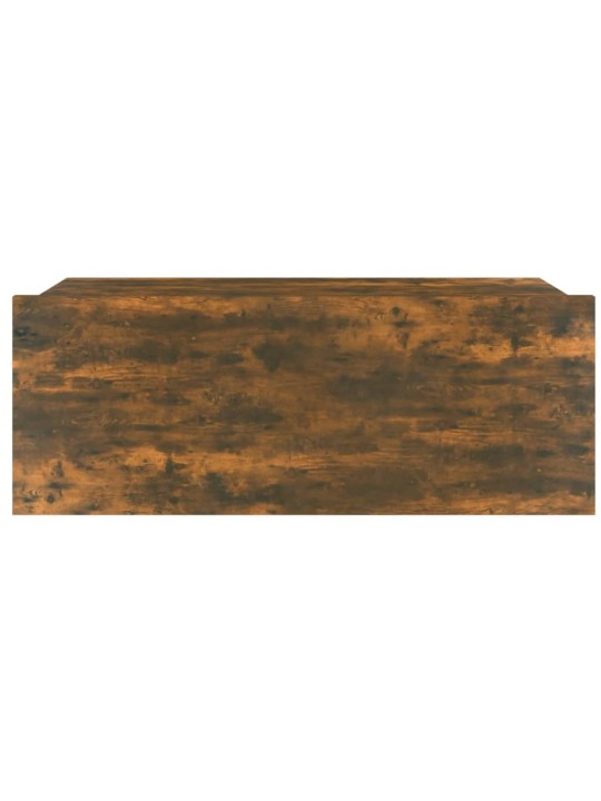 Plovoucí noční stolky 2 ks kouřový dub 40 x 30 x 15 cm kompozit
