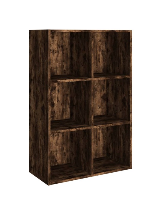 Knihovna/příborník kouřový dub 66 x 30 x 98 cm kompozitní dřevo