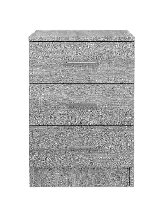 Noční stolky 2 ks šedé sonoma 38 x 35 x 56 cm kompozitní dřevo