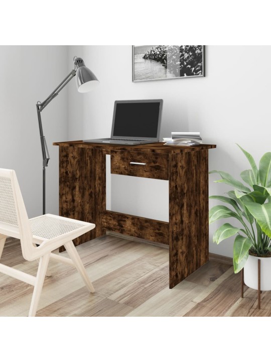 Psací stůl kouřový dub 100 x 50 x 76 cm kompozitní dřevo