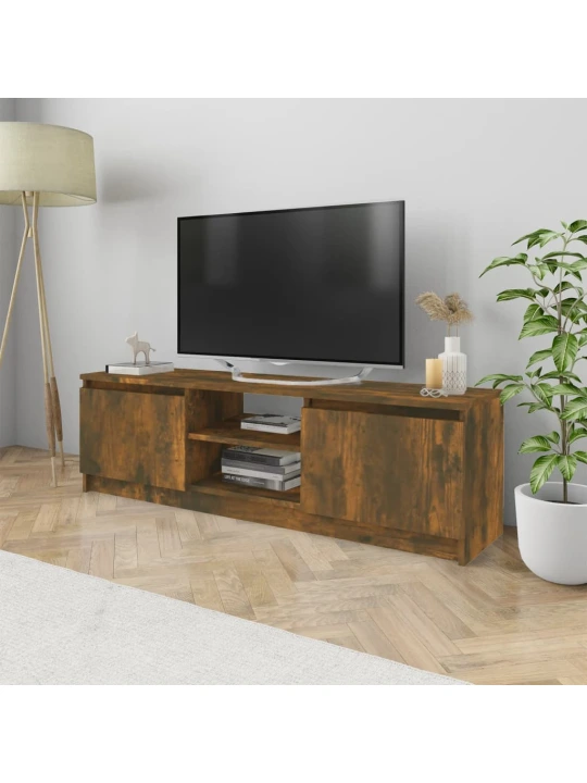 TV skříňka kouřový dub 120 x 30 x 35,5 cm kompozitní dřevo