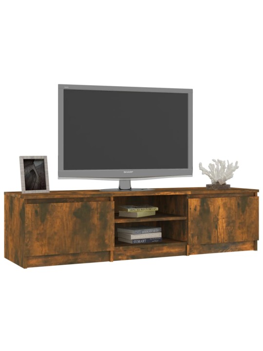TV skříňka kouřový dub 140 x 40 x 35,5 cm kompozitní dřevo
