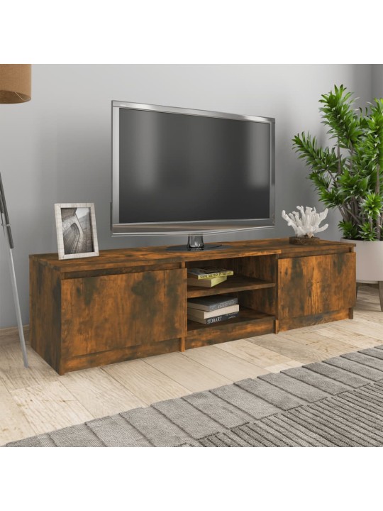 TV skříňka kouřový dub 140 x 40 x 35,5 cm kompozitní dřevo