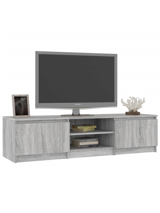 TV skříňka šedá sonoma 140 x 40 x 35,5 cm kompozitní dřevo