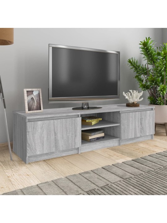 TV skříňka šedá sonoma 140 x 40 x 35,5 cm kompozitní dřevo