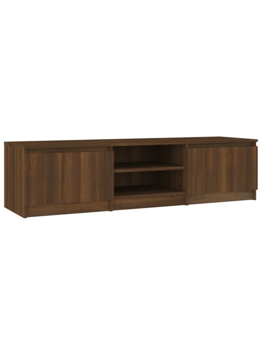 TV skříňka hnědý dub 140 x 40 x 35,5 cm kompozitní dřevo