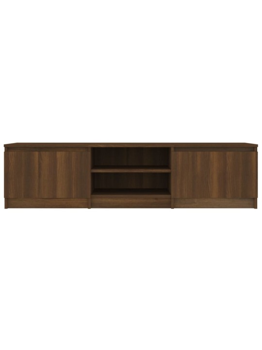 TV skříňka hnědý dub 140 x 40 x 35,5 cm kompozitní dřevo