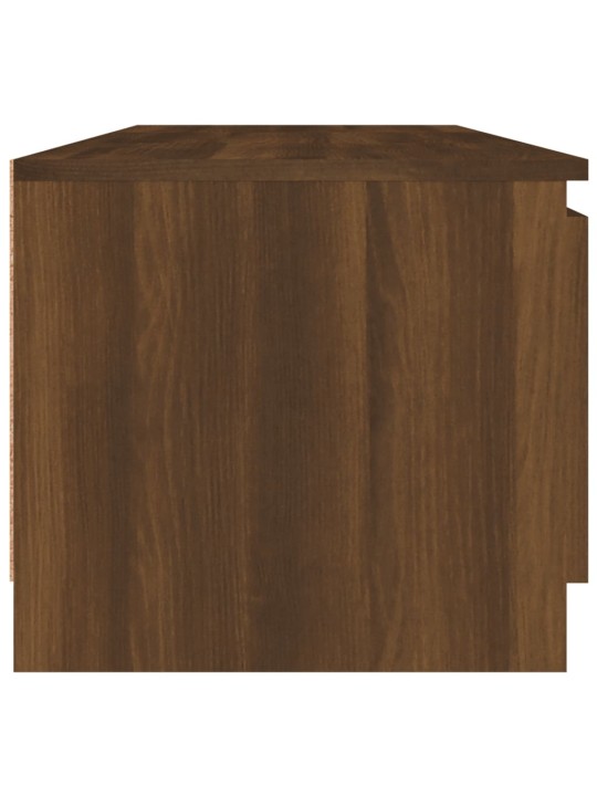 TV skříňka hnědý dub 140 x 40 x 35,5 cm kompozitní dřevo
