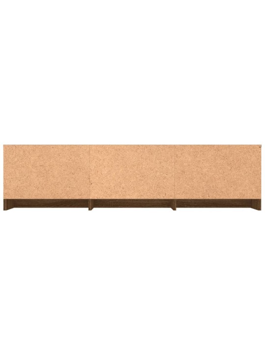 TV skříňka hnědý dub 140 x 40 x 35,5 cm kompozitní dřevo