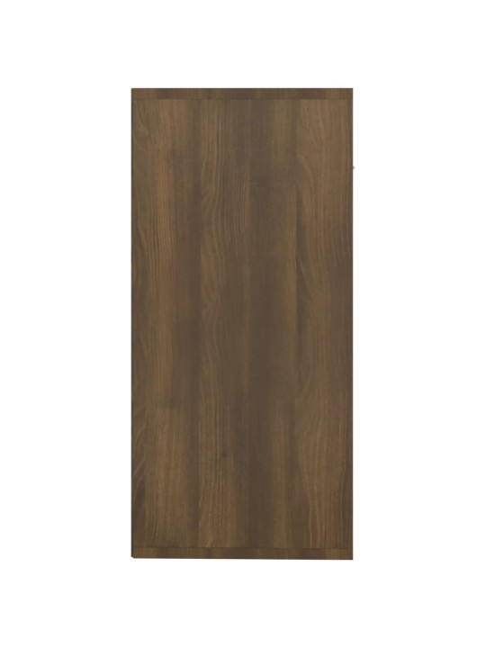 Příborník hnědý dub 88 x 30 x 65 cm kompozitní dřevo