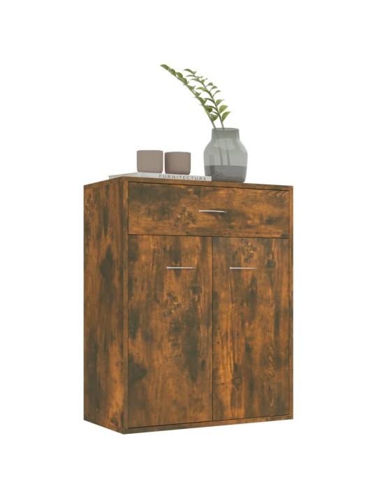 Příborník kouřový dub 60 x 30 x 75 cm kompozitní dřevo