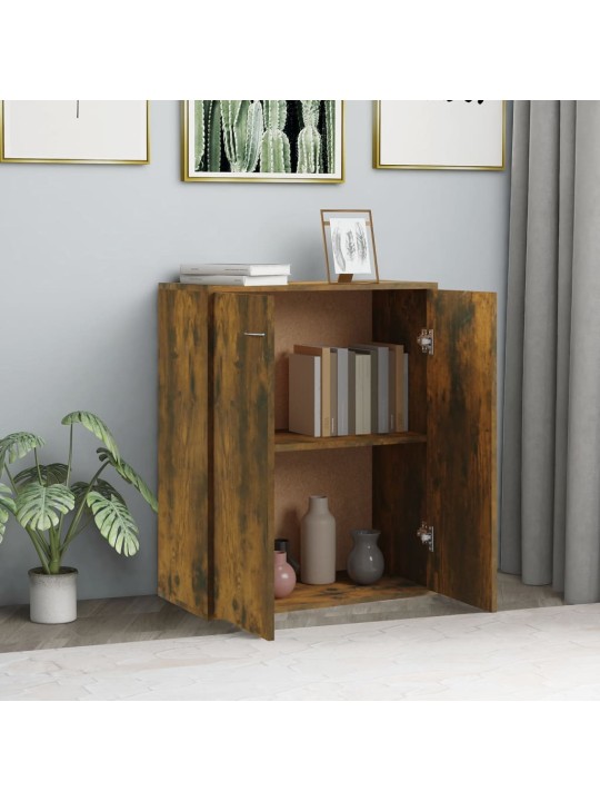 Příborník kouřový dub 60 x 30 x 75 cm kompozitní dřevo