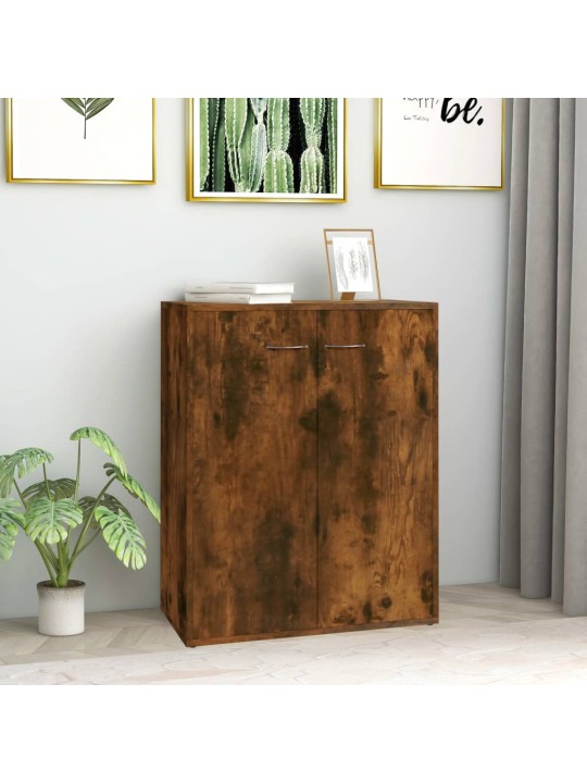 Příborník kouřový dub 60 x 30 x 75 cm kompozitní dřevo