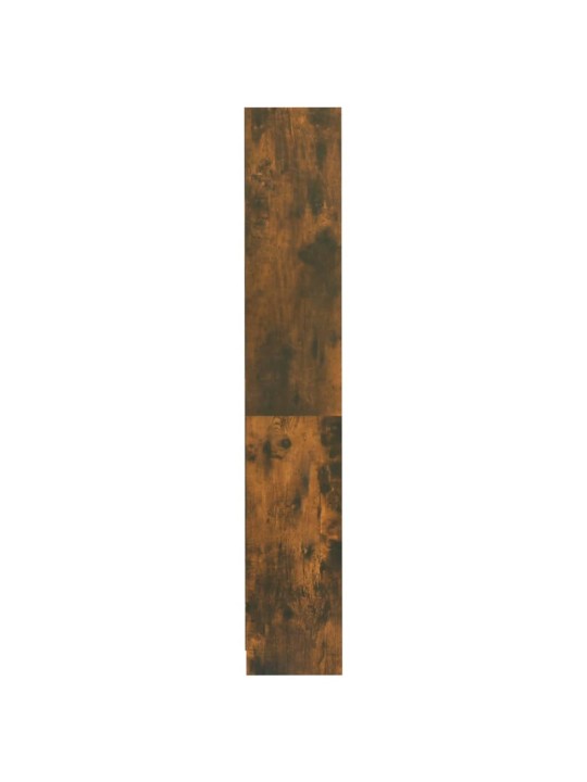 4patrová knihovna kouřový dub 80 x 24 x 142 cm kompozitní dřevo