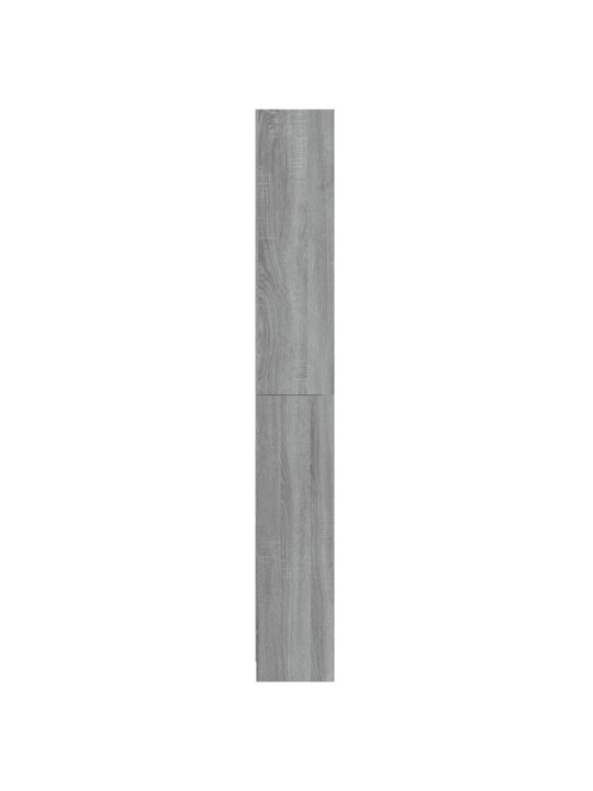 5patrová knihovna šedá sonoma 80 x 24 x 175 cm kompozitní dřevo