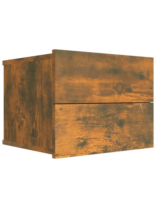 Noční stolky 2 ks kouřový dub 40 x 30 x 30 cm kompozitní dřevo
