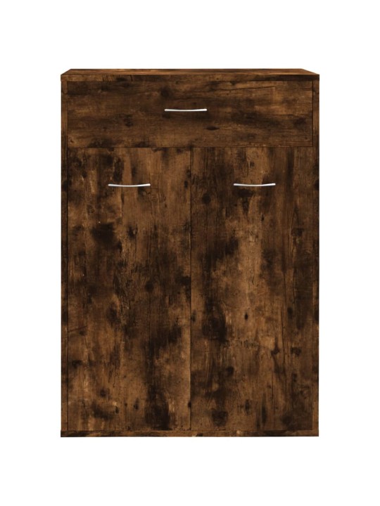 Botník kouřový dub 60 x 35 x 84 cm kompozitní dřevo