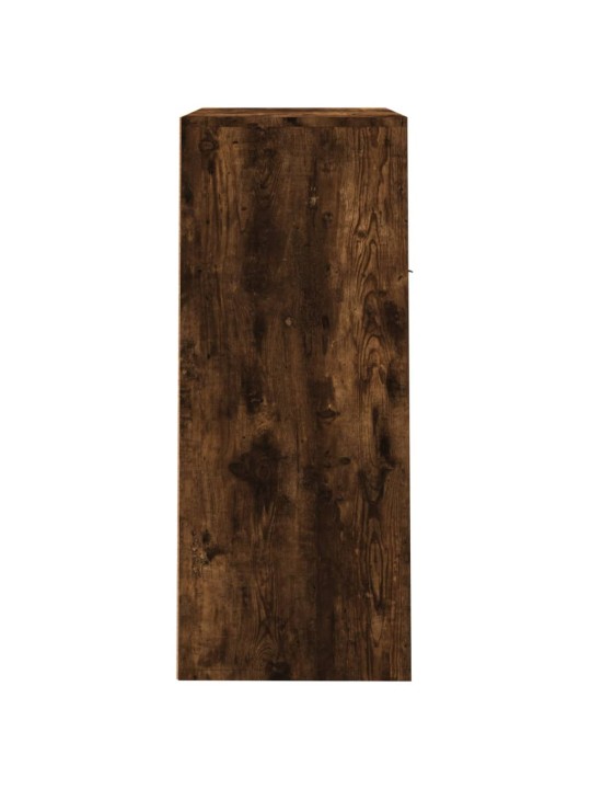Botník kouřový dub 60 x 35 x 84 cm kompozitní dřevo