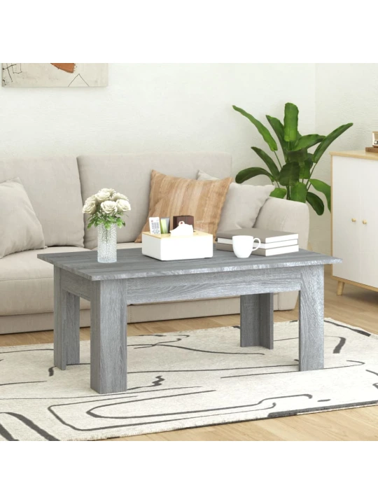 Konferenční stolek šedý sonoma 100x60x42 cm kompozitní dřevo