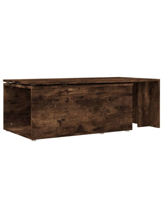 Konferenční stolek kouřový dub 150x50x35 cm kompozitní dřevo