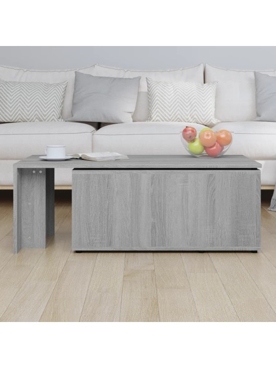 Konferenční stolek šedý sonoma 150x50x35 cm kompozitní dřevo