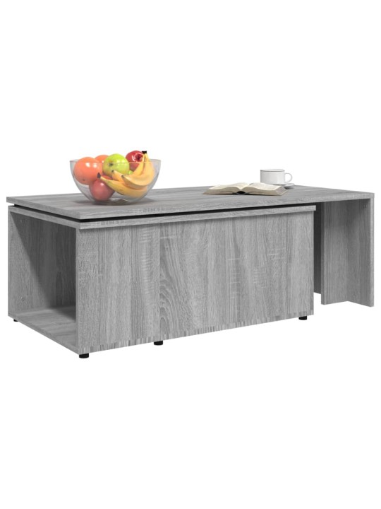Konferenční stolek šedý sonoma 150x50x35 cm kompozitní dřevo