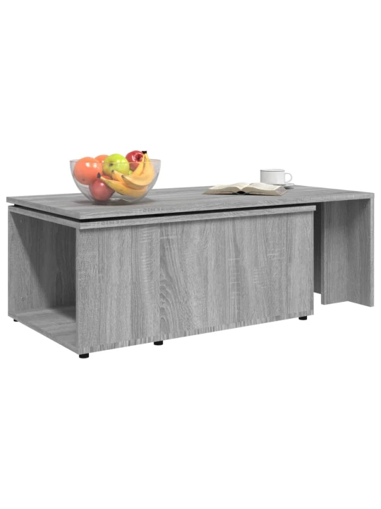 Konferenční stolek šedý sonoma 150x50x35 cm kompozitní dřevo