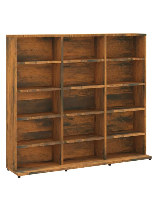 Skříňka na CD kouřový dub 100 x 23 x 89,5 cm kompozitní dřevo