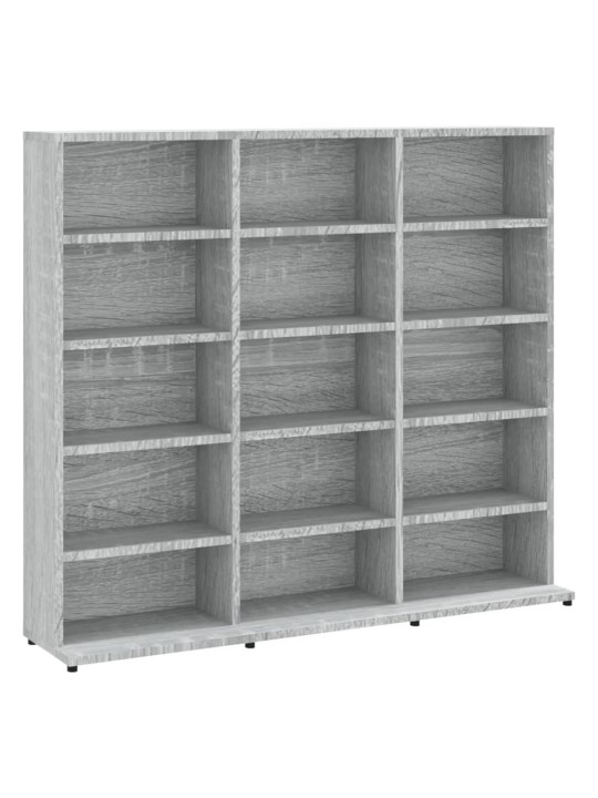 Skříňka na CD šedá sonoma 100 x 23 x 89,5 cm kompozitní dřevo