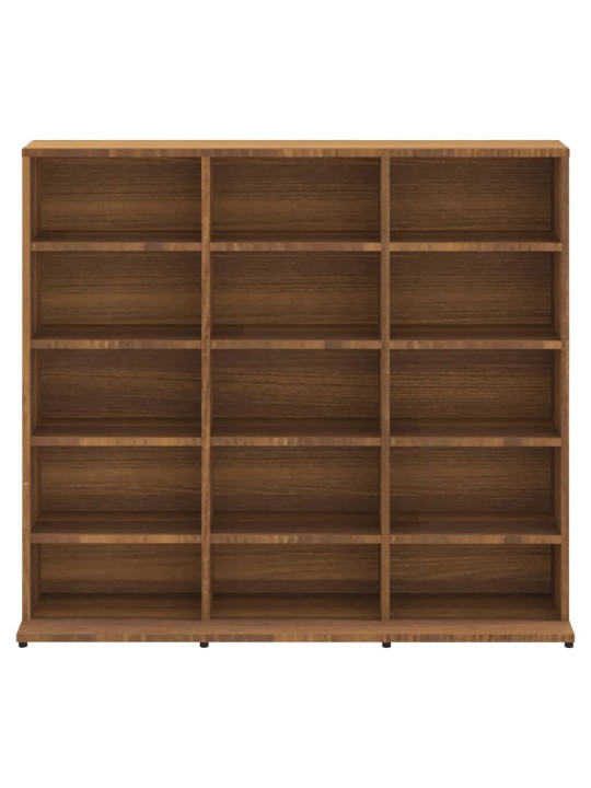 Skříňka na CD hnědý dub 100 x 23 x 89,5 cm kompozitní dřevo