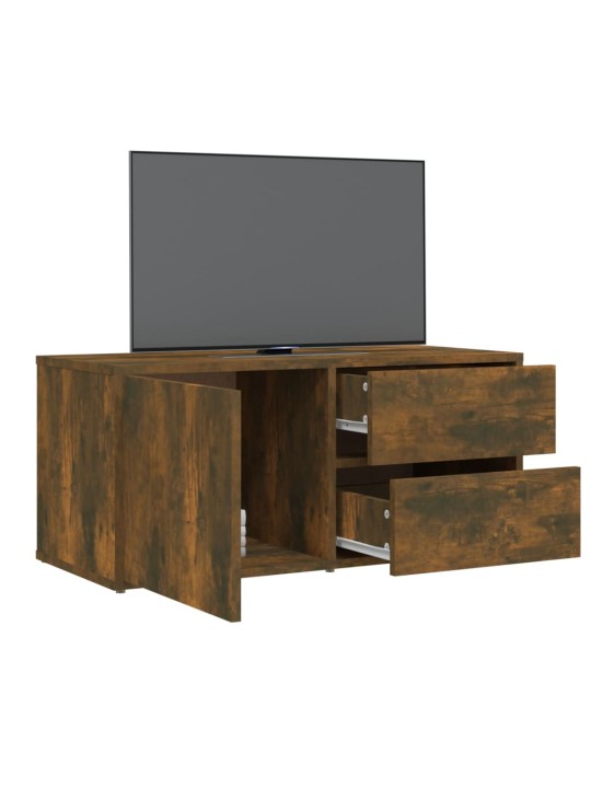 TV skříňka kouřový dub 80 x 34 x 36 cm kompozitní dřevo