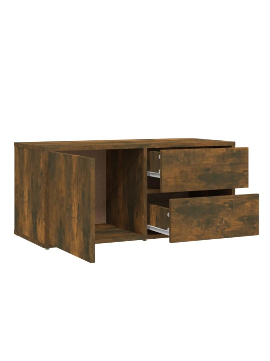 TV skříňka kouřový dub 80 x 34 x 36 cm kompozitní dřevo