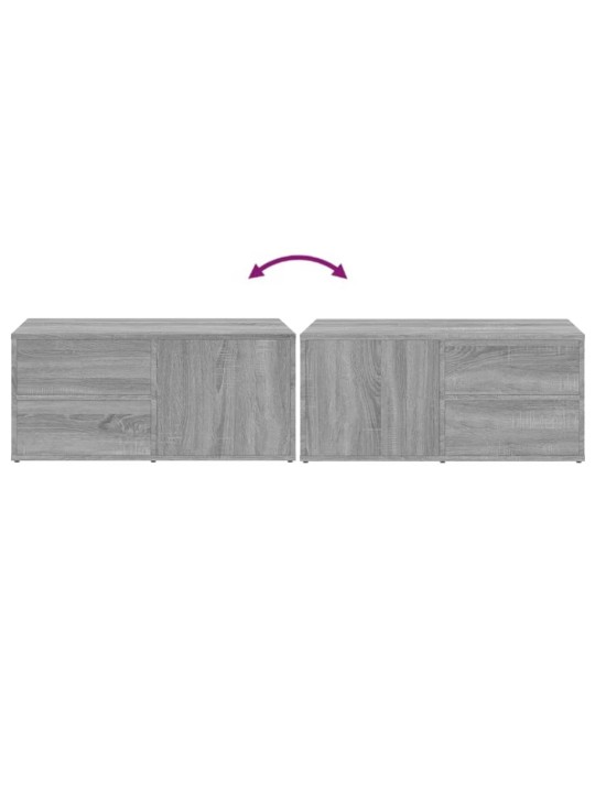 TV skříňka šedá sonoma 80 x 34 x 36 cm kompozitní dřevo