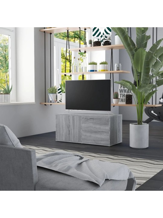TV skříňka šedá sonoma 80 x 34 x 36 cm kompozitní dřevo