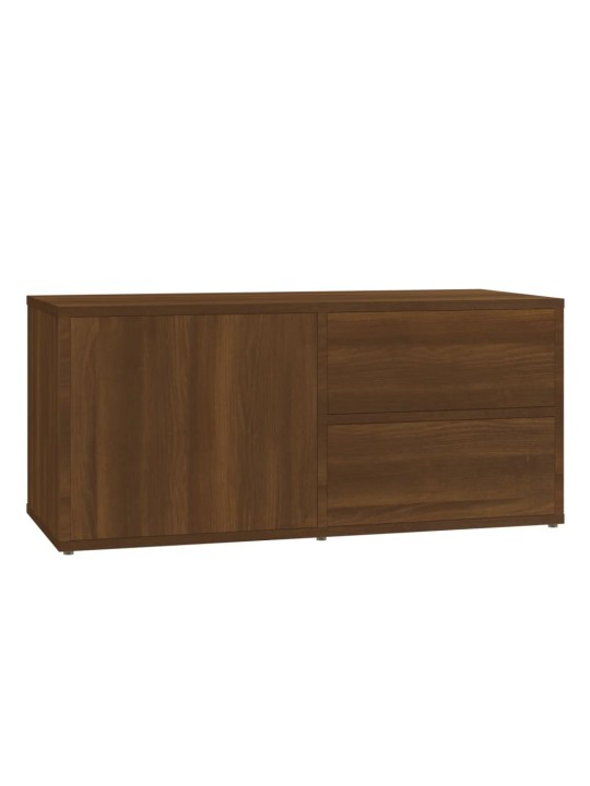 TV skříňka hnědý dub 80 x 34 x 36 cm kompozitní dřevo