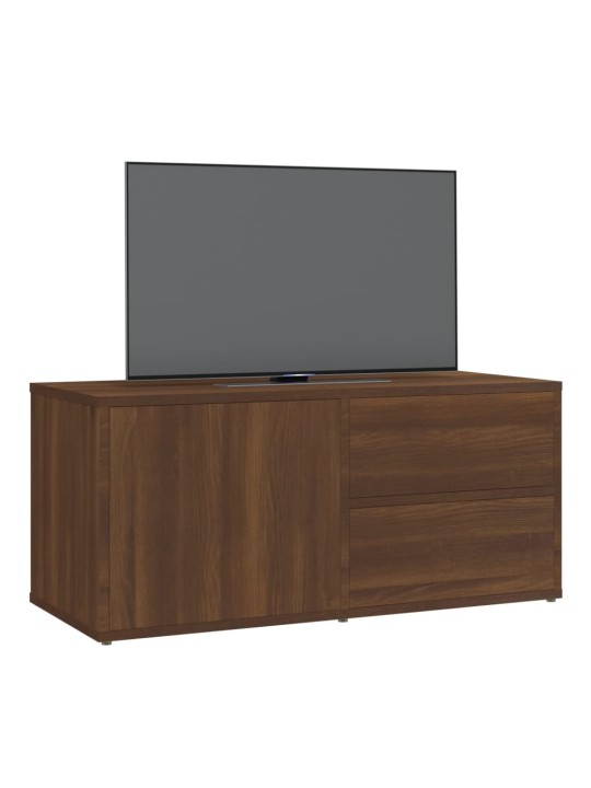 TV skříňka hnědý dub 80 x 34 x 36 cm kompozitní dřevo