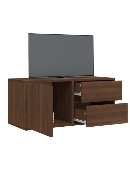 TV skříňka hnědý dub 80 x 34 x 36 cm kompozitní dřevo