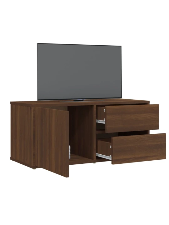 TV skříňka hnědý dub 80 x 34 x 36 cm kompozitní dřevo