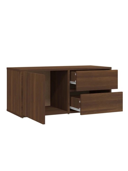 TV skříňka hnědý dub 80 x 34 x 36 cm kompozitní dřevo