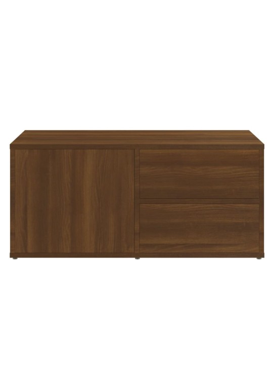 TV skříňka hnědý dub 80 x 34 x 36 cm kompozitní dřevo