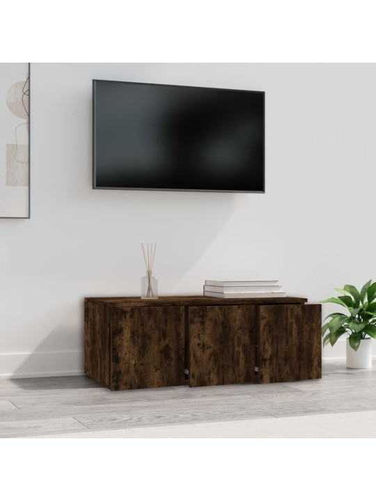 TV skříňka kouřový dub 80 x 34 x 30 cm kompozitní dřevo
