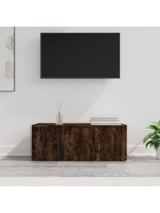 TV skříňka kouřový dub 80 x 34 x 30 cm kompozitní dřevo