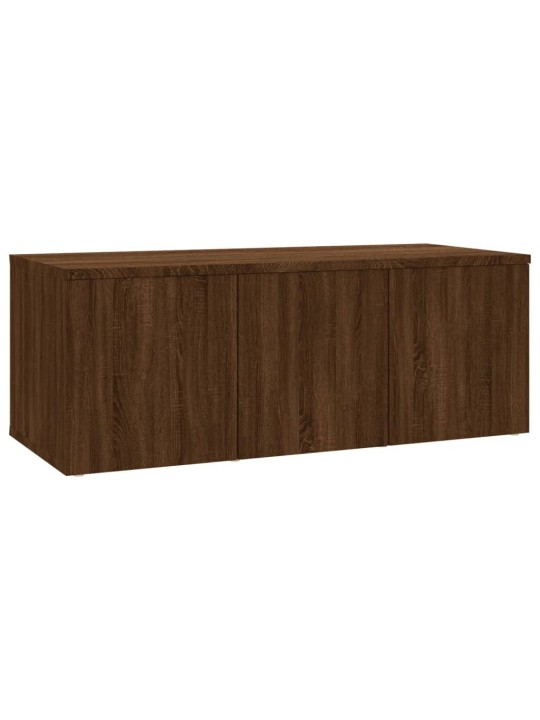 TV skříňka hnědý dub 80x34x30 cm kompozitní dřevo