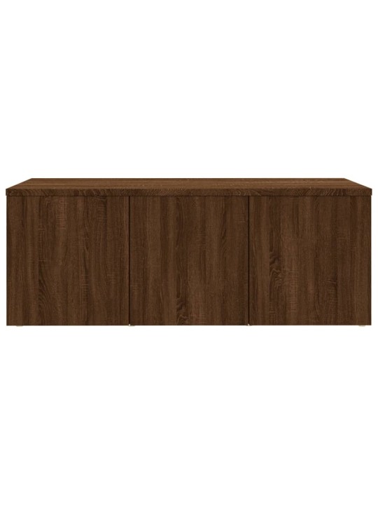 TV skříňka hnědý dub 80x34x30 cm kompozitní dřevo