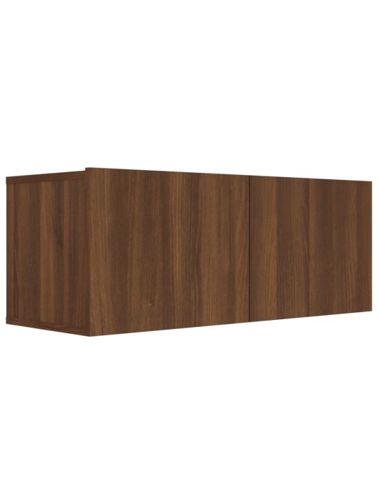 TV skříňka hnědý dub 80 x 30 x 30 cm kompozitní dřevo